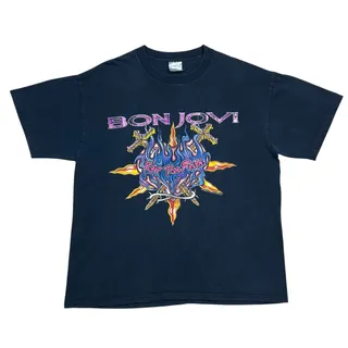 Photo of Vintage 1993 Bon Jovi Keep The Faith Band World Tour Tee