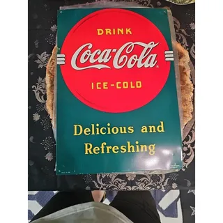 Photo of coke sign vintage 1989