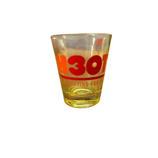 Photo of New Hooters Pale Yellow Shot Glass Limited Edition 30th Anniversary