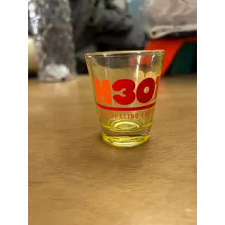 Photo of New Hooters Pale Yellow Shot Glass Limited Edition 30th Anniversary