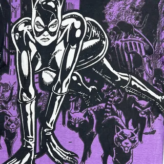 Photo of Vintage 1991 DC Comics Catwoman AOP Tee