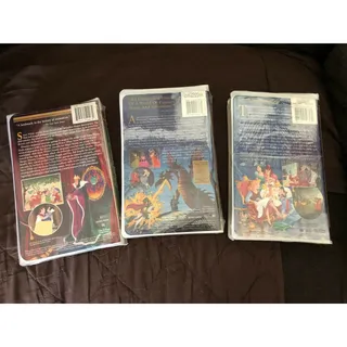 Photo of Lot Disney Rare VHS- Snow White, Cinderella, Sleeping Beauty - SEALED, Brand New