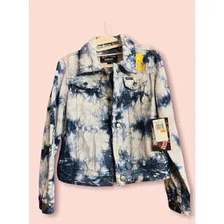 Photo of Members Only-Looney Tunes Tie Dye Denim Jacket- Size S