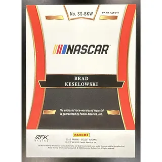 Photo of 2025 Panini Select Brad Keselowski #11 Selective Swatches Ice Prizm