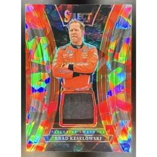 Photo of 2025 Panini Select Brad Keselowski #11 Selective Swatches Ice Prizm