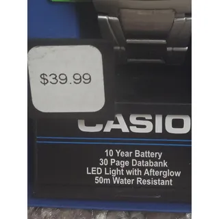 Photo of New Casio Telememo 30 Watch AW80D-7AVOS Ana-Digi 10 Year Battery Stainless Box