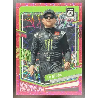 Photo of 2024 Panini Donruss Ty Gibbs #20 Optic Pink Velocity 66/79