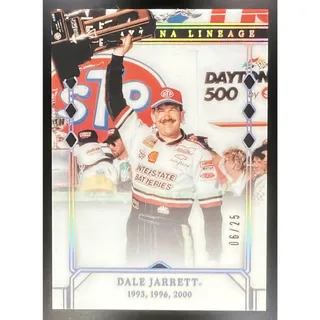 Photo of 2024 Panini National Treasures Dale Jarrett #7 Daytona Lineage 6/25