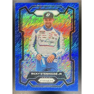 Photo of 2024 Panini Prizm Ricky Stenhouse Jr #23 Blue Shimmer Prizms FOTL 1/10