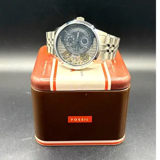 Photo of Fossil ME1135 Townsman Twist Men's Watch 44mm Black Dial Stainless Steel Watch