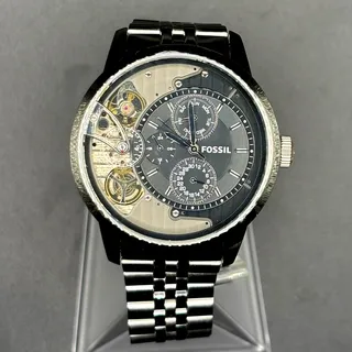 Photo of Fossil ME1135 Townsman Twist Men's Watch 44mm Black Dial Stainless Steel Watch