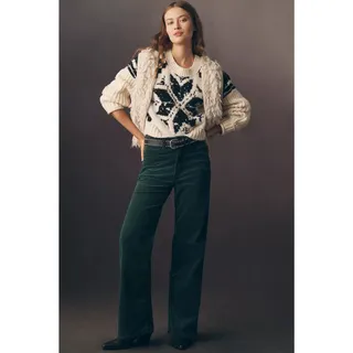 Photo of NWT Anthropologie The Austyn High-Rise Wide-Leg Jeans by Pilcro $158 SZ 25 Green