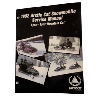 Photo of 1992 Arctic Cat Snowmobile Service Manual Wildcat -Wildcat EFI Mountain Cat NEW!