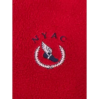 Photo of Antigua New York Athletic Club NYAC Women's L Red Fleece Split Neck Sweatshirt