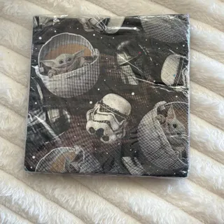 Photo of Star Wars Mandalorian Birthday Party Napkins 16 Ct New