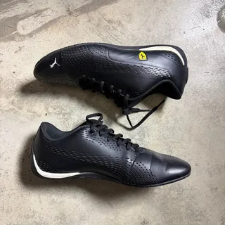 Photo of Puma Ferrari Drift Cat 5 Ultra Shoes Black Racing Sneakers Womens 7.5