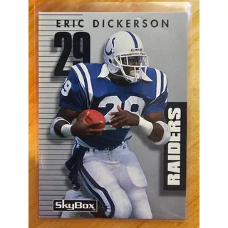 Photo of Eric Dickerson 1992 Skybox Primetime #213 - LA Raiders - NFL - Fresh Pull