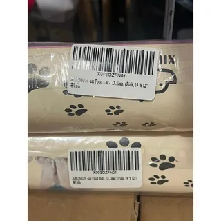 Photo of TWO DOG FEEDING MAT 100% WATERPROOF BPA FREE SILICONE 19"X12" NEW