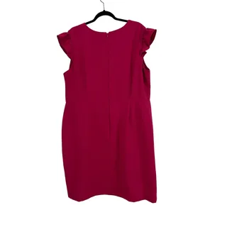 Photo of NICOLE MILLER WOMEN'S RUFFLED CAP SLEEVE SHEATH DRESS SIZE 22