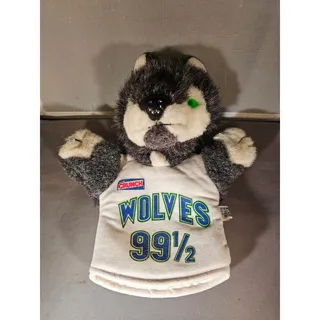 Photo of Vintage 1989-1990 Minnesota Timberwolves Crunch #99 1/2 Plush Hand Puppet
