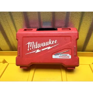 Photo of Milwaukee Shockwave 15pc Titanium Drill Bit Set w Case Used