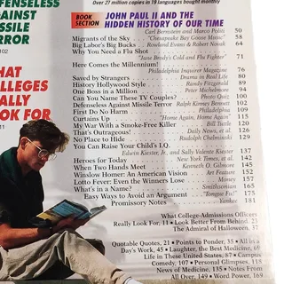 Photo of Reader's Digest Magazine October 1996 Vol. 149 No. 894 Vintage Back Issue