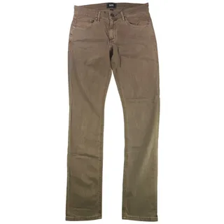 Photo of Paige | Lennox-Tan Weathered Slim-Fit Jean | Size 30