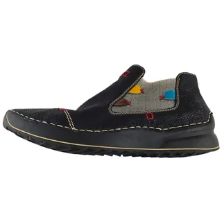 Photo of Rieker | Montenegro Series-Black Pull on Boots-Fish Design | Size 42 (US 10)