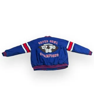 Photo of Vintage 1990s NFL New York Giants Super Bowl Champions Varsity Jacket