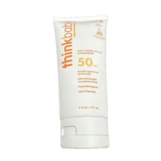 Photo of Thinkbaby SPF 50+ Baby Sunscreen Mineral Water Resistant Vegan Safe- (6oz)- New