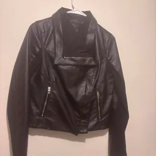 Photo of Faux leather jacket blanknyc