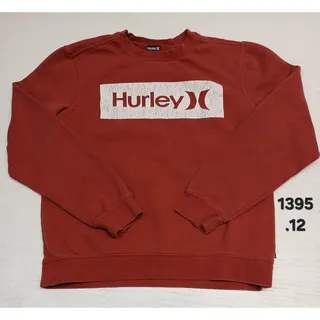 Photo of Hurley (Small) Burnt Orange Crew Neck Pullover Sweater