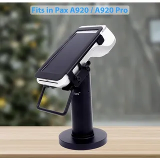 Photo of PAX A920 A920 Pro Credit Card Terminal Stand Swivel Tilt POS Mount Black