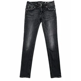 Photo of Y2K Miss Me Jeans Womens 29 Black Skinny Rhinestone Angel Wing Flap Pockets