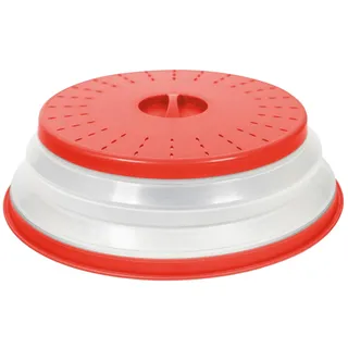 Photo of Tovolo Collapsible Microwave Splatter Cover 13" XL, Candy Apple Red