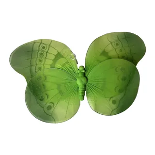 Photo of burton+Burton Green Fairy Butterfly Wings Costume Sheer Glitter Sparkle Pixie