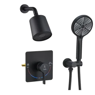 Photo of Shower Faucet Set Valve Kit w/Head -3 Setting Handheld HiPressure Valve Included