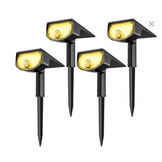 Photo of Solar Motion Sensor Lights,Waterproof  30 LED/3 Modes Warm White,4 Pack
