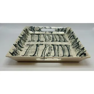 Photo of 2024 John Derian Target 19"x14" BONE TO PICK Halloween Melamine SERVING TRAY-NEW