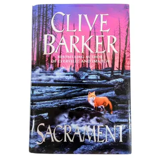 Photo of Sacrament Clive Barker 1996 First Edition Hardcover Dust Jacket Ex-Library