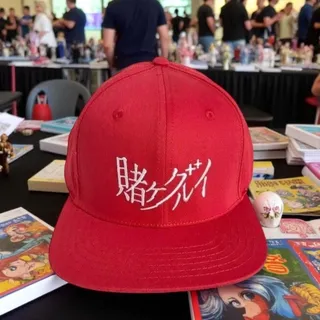 Photo of Kakegurui NWT Men's Or Unisex Red Snapback Cap Hat 100% Cotton Manga Series