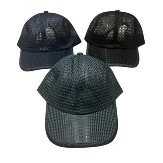 Photo of 3 Pack Mesh Adjustable Hats in Navy/Black/Gray, Size OS