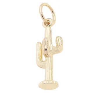 Photo of Golden Cactus Charm – Shiny Gold Plated