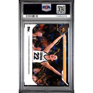Photo of 2023 Bowman U Now #61SP Caitlin Clark PSA 9
