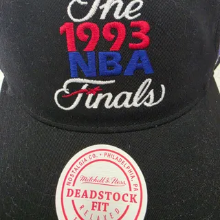 Photo of Mitchell & Ness Chicago Bulls 1993 NBA Finals Snapback Hat Black New With Tags One Size