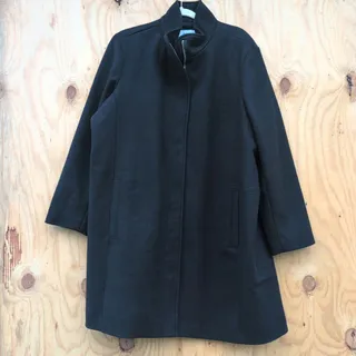 Photo of Old Navy Wool Blend Hidden Closure Overcoat Women's XXL