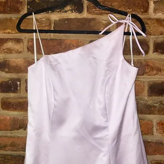 Photo of Kiki Bridal Vintage Y2k Lilac Lavender Purple One Shoulder Gown Dress Size 13/14