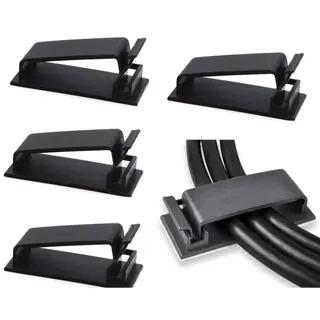 Photo of 50Pcs Self Adhesive Cable Management Holder, ClipsCable Organizers, Wire Clips