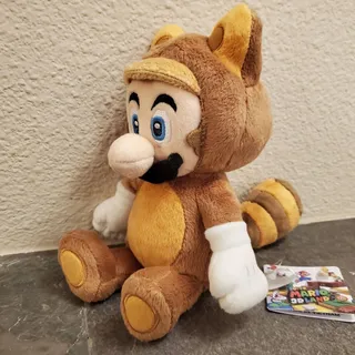 Photo of Plush - Tanooki Raccoon Mario 9 Inch (NEW) - Super Mario - Nintendo