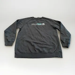 Photo of The North Face Womens Black Hawaii City Crew Long Sleeve Sweatshirt Size L Large